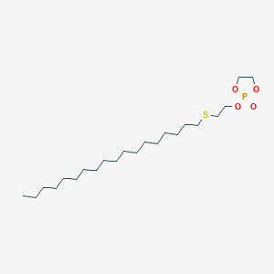 2-[2-(Octadecylsulfanyl)ethoxy]-1,3,2lambda~5~-dioxaphospholan-2-one