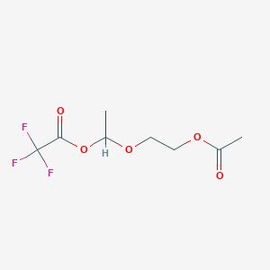 1-[2-(Acetyloxy)ethoxy]ethyl trifluoroacetate