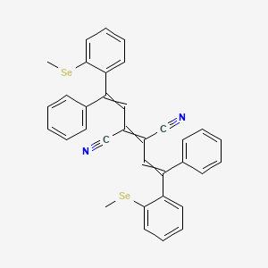 2,3-Bis{2-[2-(methylselanyl)phenyl]-2-phenylethenyl}but-2-enedinitrile