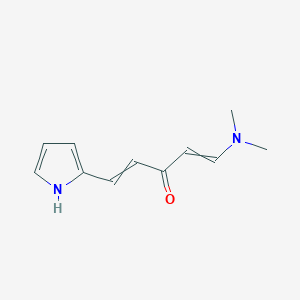 1-(Dimethylamino)-5-(1H-pyrrol-2-yl)penta-1,4-dien-3-one