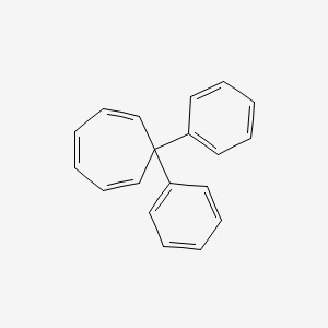 molecular formula C19H16 B14296474 7,7-Diphenylcyclohepta-1,3,5-triene CAS No. 112423-70-8