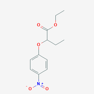 molecular formula C12H15NO5 B1429648 Ethyl 2-(4-nitrophenoxy)butanoate CAS No. 225102-05-6