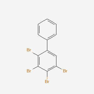 molecular formula C12H6Br4 B14296515 2,3,4,5-Tetrabromobiphenyl CAS No. 115245-09-5