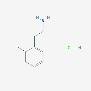 molecular formula C9H14ClN B1429654 2-Methylphenethylamine HCl CAS No. 55755-18-5