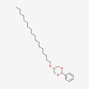 molecular formula C28H48O3 B14296541 5-(Octadecyloxy)-2-phenyl-1,3-dioxane CAS No. 115292-37-0