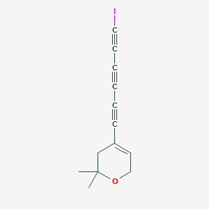 4-(6-Iodohexa-1,3,5-triyn-1-yl)-2,2-dimethyl-3,6-dihydro-2H-pyran