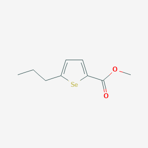 molecular formula C9H12O2Se B14296580 Methyl 5-propylselenophene-2-carboxylate CAS No. 112616-70-3