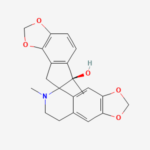 molecular formula C21H21NO5 B14296587 Corystewartine CAS No. 119777-72-9