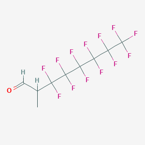 molecular formula C9H5F13O B14296613 3,3,4,4,5,5,6,6,7,7,8,8,8-Tridecafluoro-2-methyloctanal CAS No. 112251-35-1