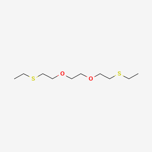 molecular formula C10H22O2S2 B14296668 6,9-Dioxa-3,12-dithiatetradecane CAS No. 120813-94-7