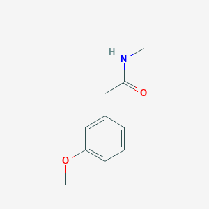 molecular formula C11H15NO2 B1429668 N-ethyl-2-(3-methoxyphenyl)acetamide CAS No. 1342495-77-5