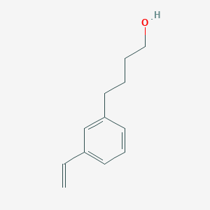 4-(3-Ethenylphenyl)butan-1-OL