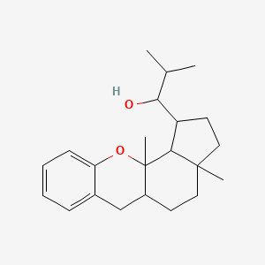 1-(3a,11a-Dimethyl-1,2,3,3a,4,5,5a,6,11a,11b-decahydrocyclopenta[c]xanthen-1-yl)-2-methylpropan-1-ol