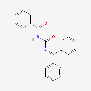 N-[(Diphenylmethylidene)carbamoyl]benzamide