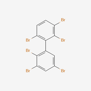 molecular formula C12H4Br6 B14296819 2,2',3,3',5,6'-Hexabromobiphenyl CAS No. 119264-51-6