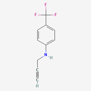 molecular formula C10H8F3N B1429684 N-(prop-2-yn-1-yl)-4-(trifluoromethyl)aniline CAS No. 233272-89-4