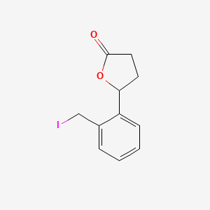 5-[2-(Iodomethyl)phenyl]oxolan-2-one