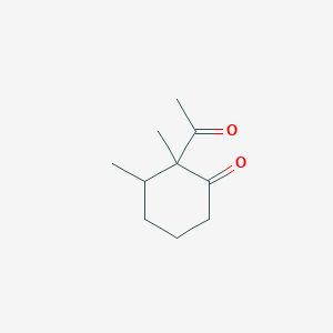 2-Acetyl-2,3-dimethylcyclohexan-1-one