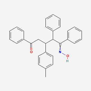 molecular formula C30H27NO2 B14296865 5-(Hydroxyimino)-3-(4-methylphenyl)-1,4,5-triphenylpentan-1-one CAS No. 119760-29-1