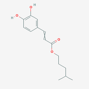 4-Methylpentyl 3-(3,4-dihydroxyphenyl)prop-2-enoate