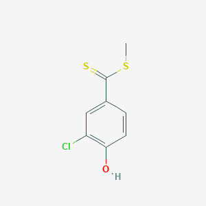 2-Chloro-4-[(methylsulfanyl)(sulfanyl)methylidene]cyclohexa-2,5-dien-1-one