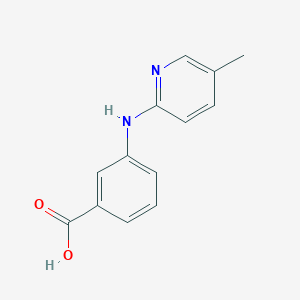molecular formula C13H12N2O2 B1429692 3-((5-Methylpyridin-2-yl)amino)benzoic acid CAS No. 1099057-20-1