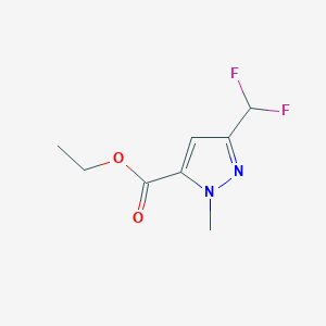 ethyl 3-(difluoromethyl)-1-methyl-1H-pyrazole-5-carboxylate