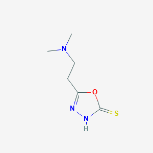 5-[2-(Dimethylamino)ethyl]-1,3,4-oxadiazole-2(3H)-thione