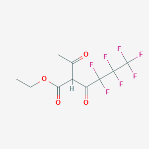 Ethyl 2-acetyl-4,4,5,5,6,6,6-heptafluoro-3-oxohexanoate