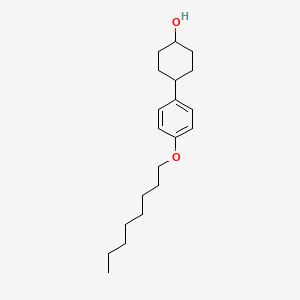 4-[4-(Octyloxy)phenyl]cyclohexan-1-OL