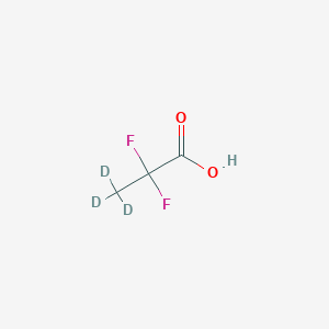 molecular formula C3H4F2O2 B1429704 3,3,3-Trideuterio-2,2-difluoro-propanoic acid CAS No. 1391033-19-4