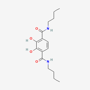 N~1~,N~4~-Dibutyl-2,3-dihydroxybenzene-1,4-dicarboxamide