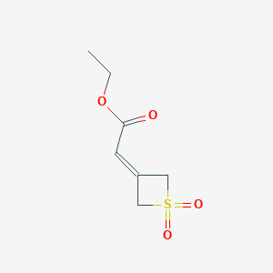 Ethyl 2-(1,1-dioxidothietan-3-ylidene)acetate