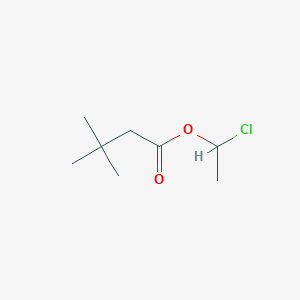 molecular formula C8H15ClO2 B14297085 1-Chloroethyl 3,3-dimethylbutanoate CAS No. 112328-31-1