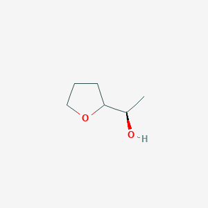 molecular formula C6H12O2 B1429709 (1R)-1-(oxolan-2-yl)ethan-1-ol CAS No. 1372900-08-7