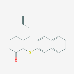 3-(But-3-en-1-yl)-2-[(naphthalen-2-yl)sulfanyl]cyclohex-2-en-1-one