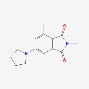 2,4-Dimethyl-6-(pyrrolidin-1-yl)-1H-isoindole-1,3(2H)-dione