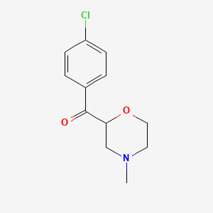 molecular formula C12H14ClNO2 B1429712 2-(4-Chlorobenzoyl)-4-methylmorpholine CAS No. 1427379-80-3