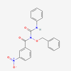 N-(Benzyloxy)-3-nitro-N-(phenylcarbamoyl)benzamide