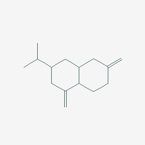 molecular formula C15H24 B14297146 1,6-Dimethylidene-3-(propan-2-yl)decahydronaphthalene CAS No. 113474-59-2