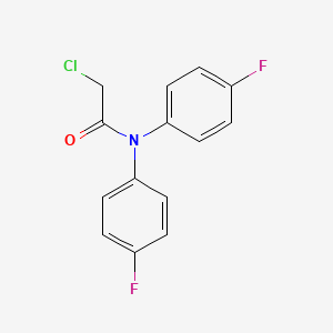 2-Chloro-N,N-bis(4-fluorophenyl)acetamide