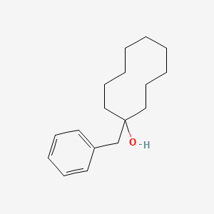 molecular formula C17H26O B14297174 1-Benzylcyclodecan-1-ol CAS No. 113845-62-8