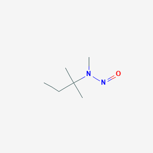 molecular formula C6H14N2O B14297200 N-methyl-N-(2-methylbutan-2-yl)nitrous Amide CAS No. 115440-58-9