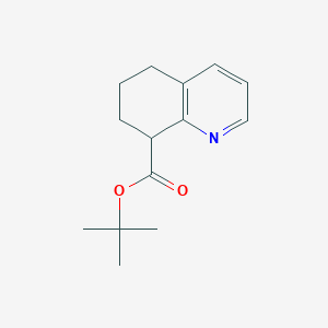 molecular formula C14H19NO2 B1429721 tert-Butyl 5,6,7,8-tetrahydroquinoline-8-carboxylate CAS No. 1395492-98-4