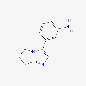 3-(6,7-dihydro-5H-pyrrolo[1,2-a]imidazol-3-yl)aniline