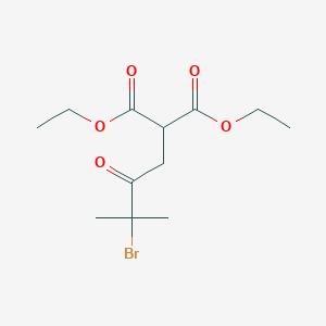 Diethyl (3-bromo-3-methyl-2-oxobutyl)propanedioate