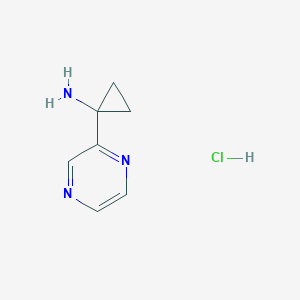 1-(Pyrazin-2-yl)cyclopropanamine hydrochloride