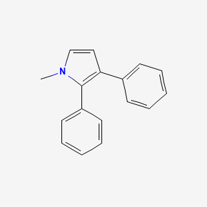 molecular formula C17H15N B14297262 1-Methyl-2,3-diphenyl-1H-pyrrole CAS No. 114325-24-5