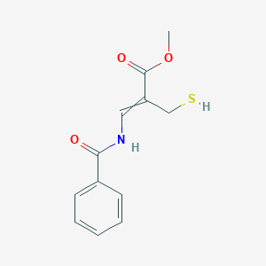 Methyl 3-benzamido-2-(sulfanylmethyl)prop-2-enoate