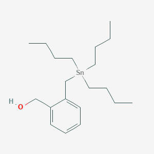 {2-[(Tributylstannyl)methyl]phenyl}methanol